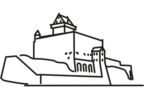 Narva Hermanni Linnus Coloring Page